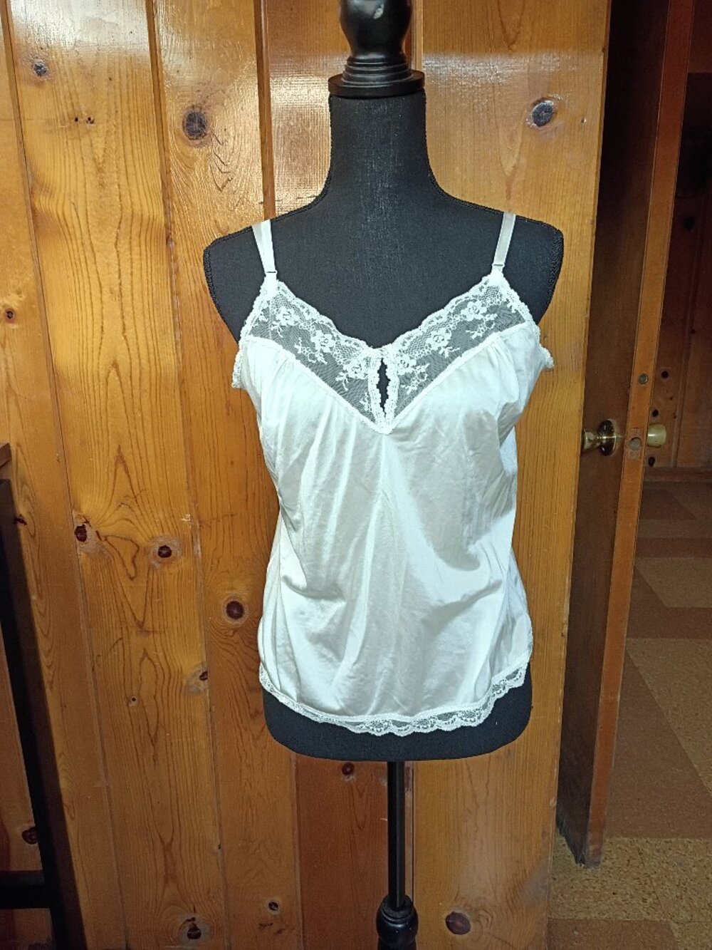 Vintage Camisole White Lace 36 Dixie Belle READ